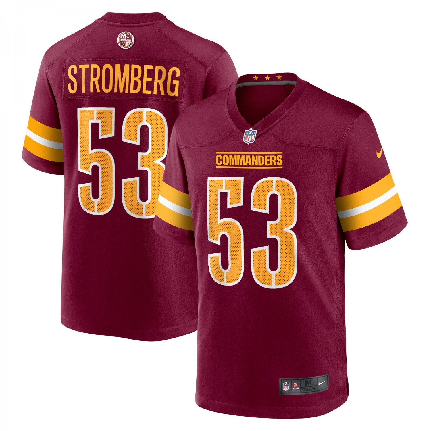Ricky Stromberg Washington Commanders Team Game Jersey - Burgundy