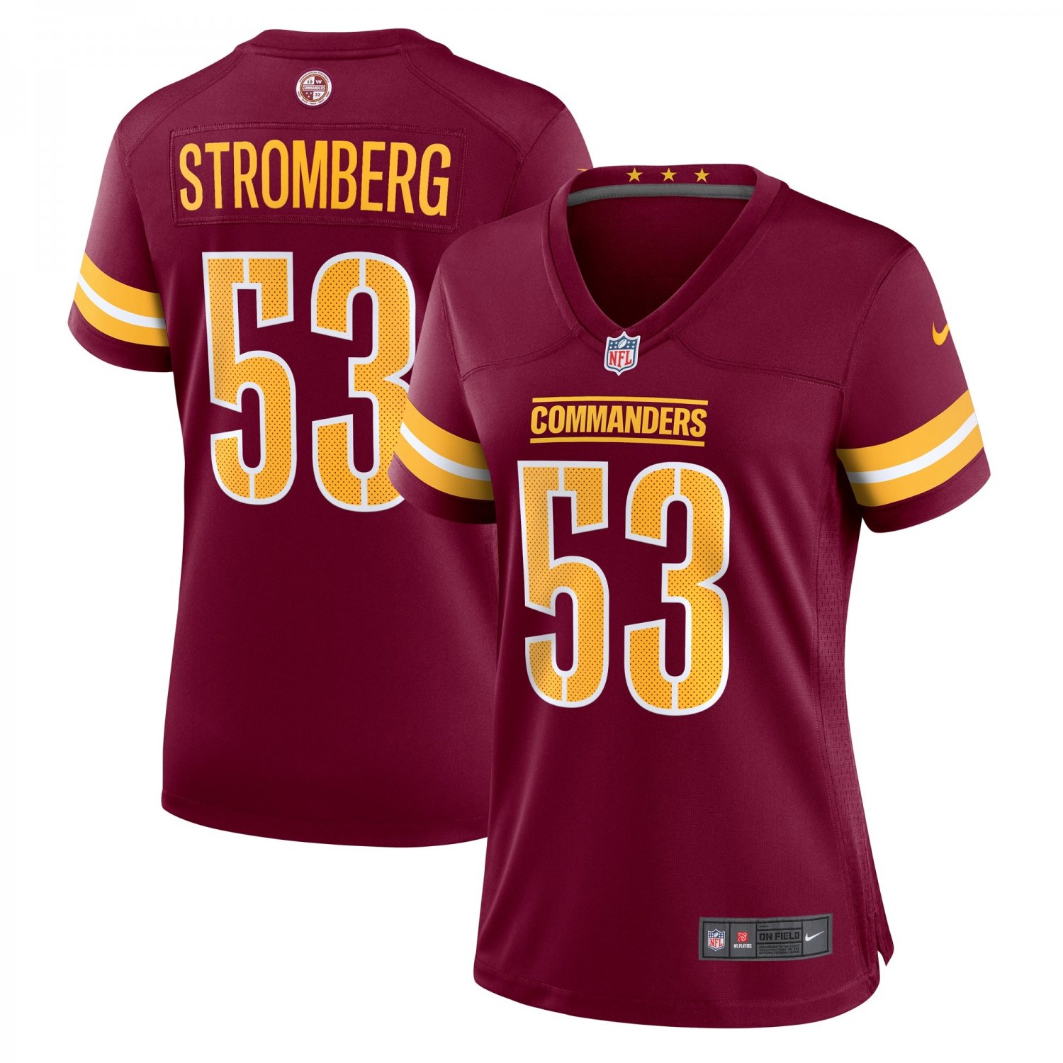 Ricky Stromberg Washington Commanders Women's Team Game Jersey - Burgundy
