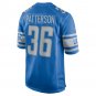 Riley Patterson Detroit Lions Team Game Jersey - Blue
