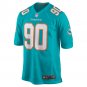 RJ McIntosh Miami Dolphins Home Game Player Jersey - Aqua