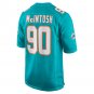 RJ McIntosh Miami Dolphins Home Game Player Jersey - Aqua