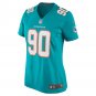 RJ McIntosh Miami Dolphins Women's Home Game Player Jersey - Aqua