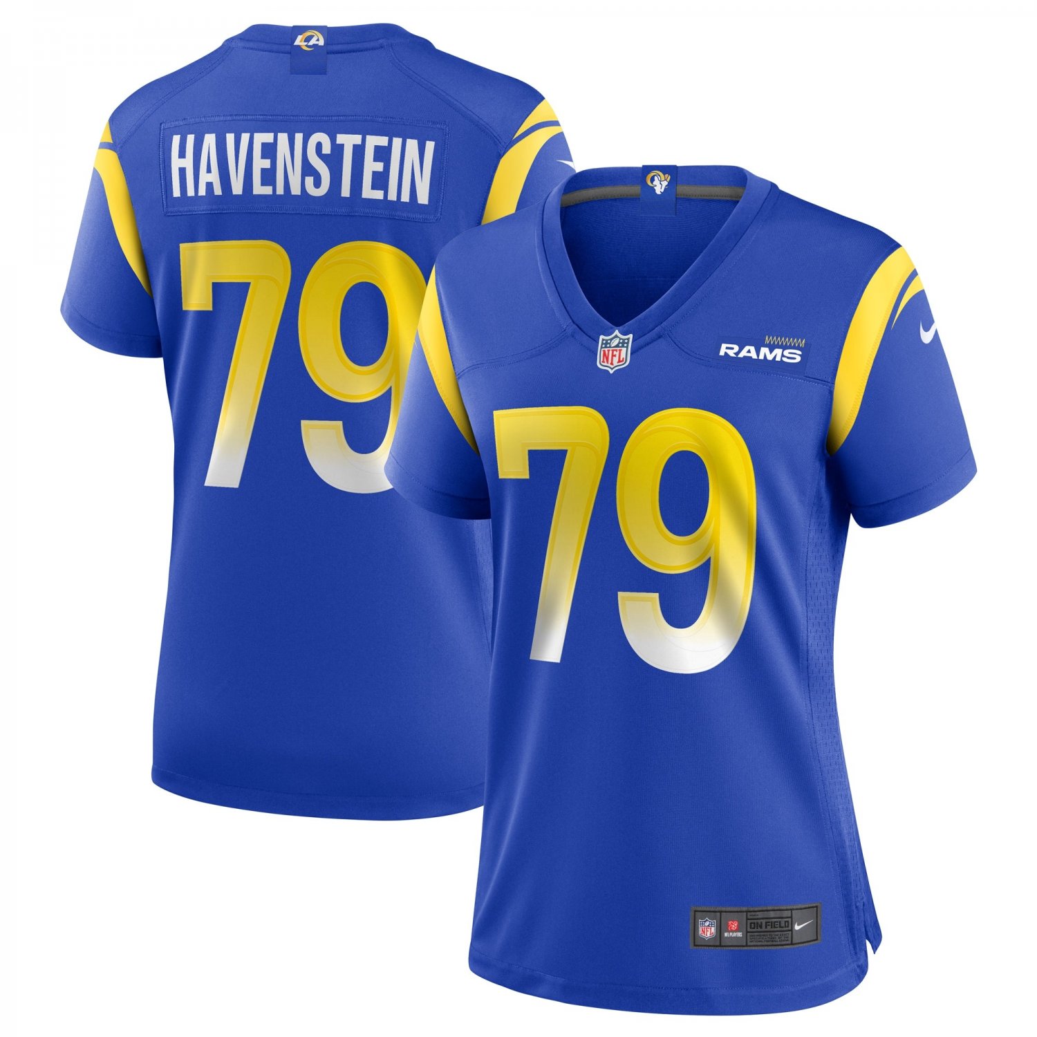 Rob Havenstein Los Angeles Rams Women's Game Jersey - Royal