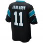 Robbie Anderson Carolina Panthers Game Player Jersey - Black