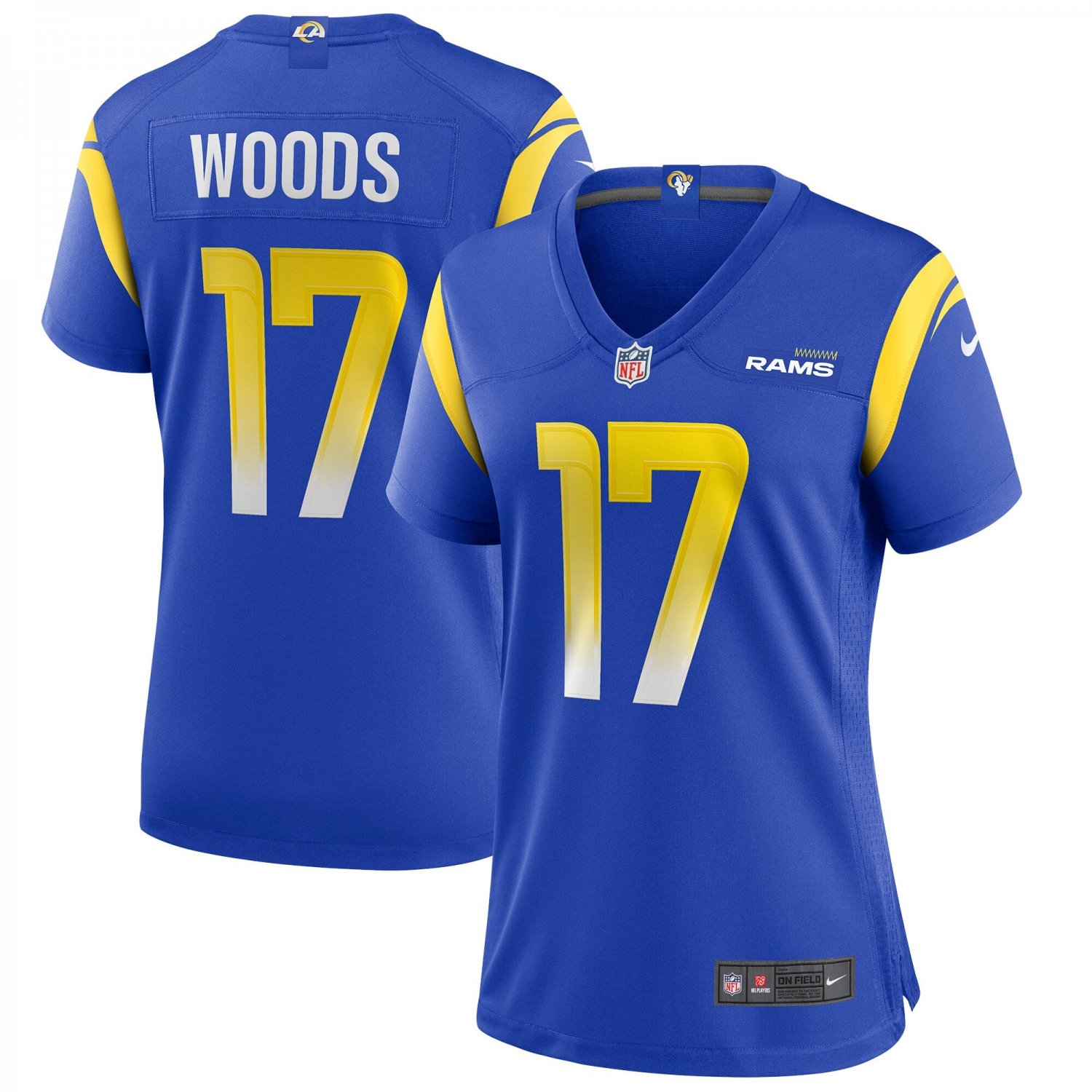 Robert Woods Los Angeles Rams Women's Game Player Jersey - Royal