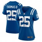 Rodney Thomas II Indianapolis Colts Women's Game Player Jersey - Royal