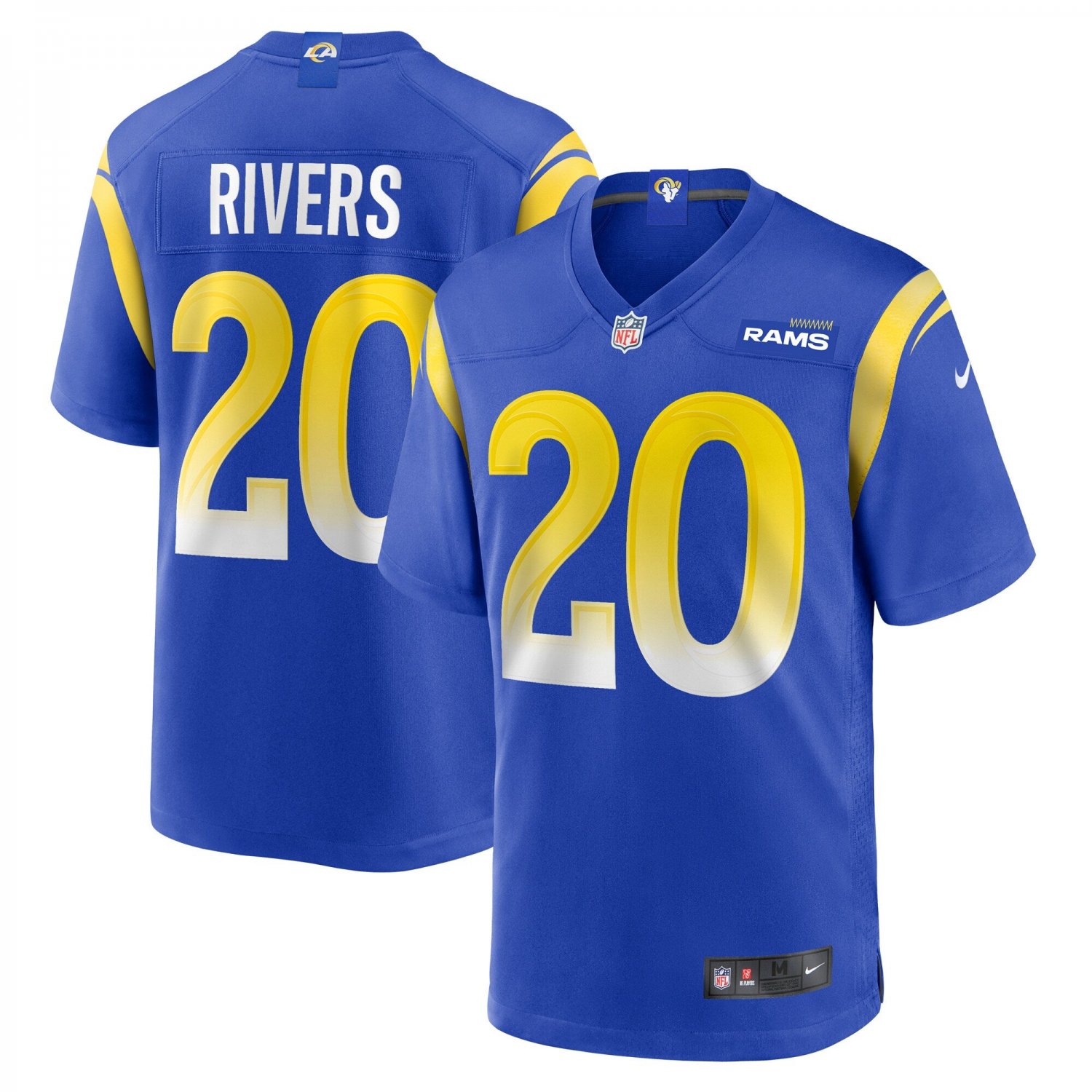 Ronnie Rivers Los Angeles Rams Team Game Jersey - Royal