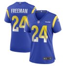 Royce Freeman Los Angeles Rams Women's Game Jersey - Royal