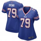 Ruben Brown Buffalo Bills Women's Game Retired Player Jersey - Royal