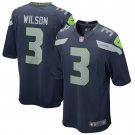 Russell Wilson Seattle Seahawks Game Jersey - College Navy