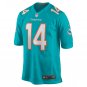 Ryan Fitzpatrick Miami Dolphins Game Jersey - Aqua
