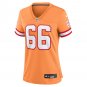 Ryan Jensen Tampa Bay Buccaneers Women's Throwback Game Jersey - Orange