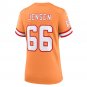 Ryan Jensen Tampa Bay Buccaneers Women's Throwback Game Jersey - Orange