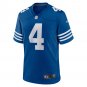 Sam Ehlinger Indianapolis Colts Game Player Jersey - Blue