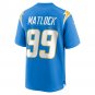 Scott Matlock Los Angeles Chargers Team Game Jersey - Powder Blue