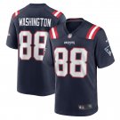 Scotty Washington New England Patriots Home Game Player Jersey - Navy