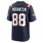 Scotty Washington New England Patriots Home Game Player Jersey - Navy