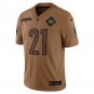 Sean Taylor Washington Commanders 2023 Salute To Service Retired Player Limited Jersey - Brown