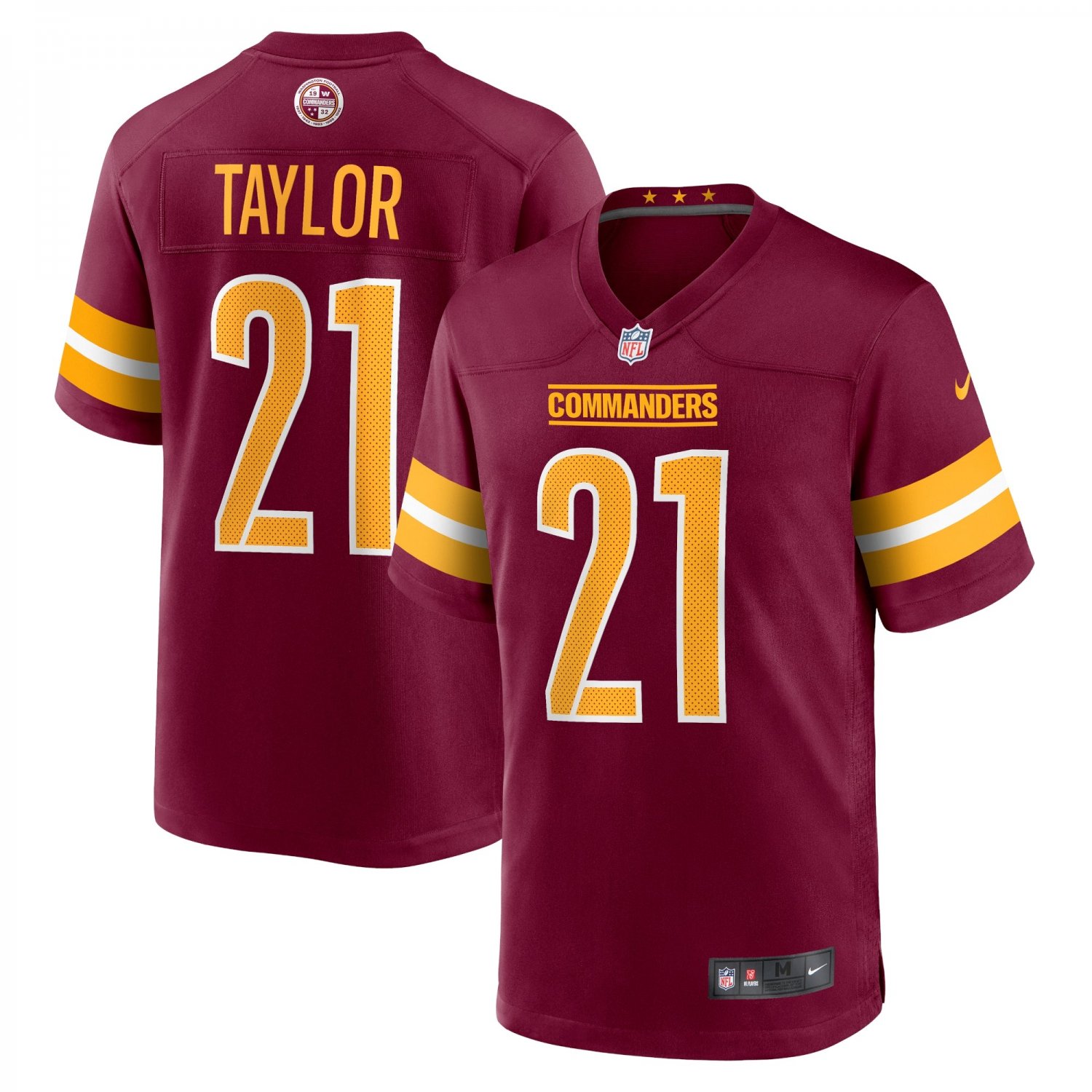 Sean Taylor Washington Commanders Retired Player Game Jersey - Burgundy