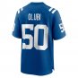 Segun Olubi Indianapolis Colts Game Player Jersey - Royal