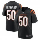 Shaka Heyward Cincinnati Bengals Team Game Jersey - Black
