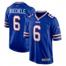 Shane Buechele Buffalo Bills Team Game Jersey - Royal