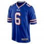 Shane Buechele Buffalo Bills Team Game Jersey - Royal