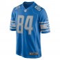 Shane Zylstra Detroit Lions Game Jersey - Blue
