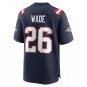 Shaun Wade New England Patriots Game Jersey - Navy