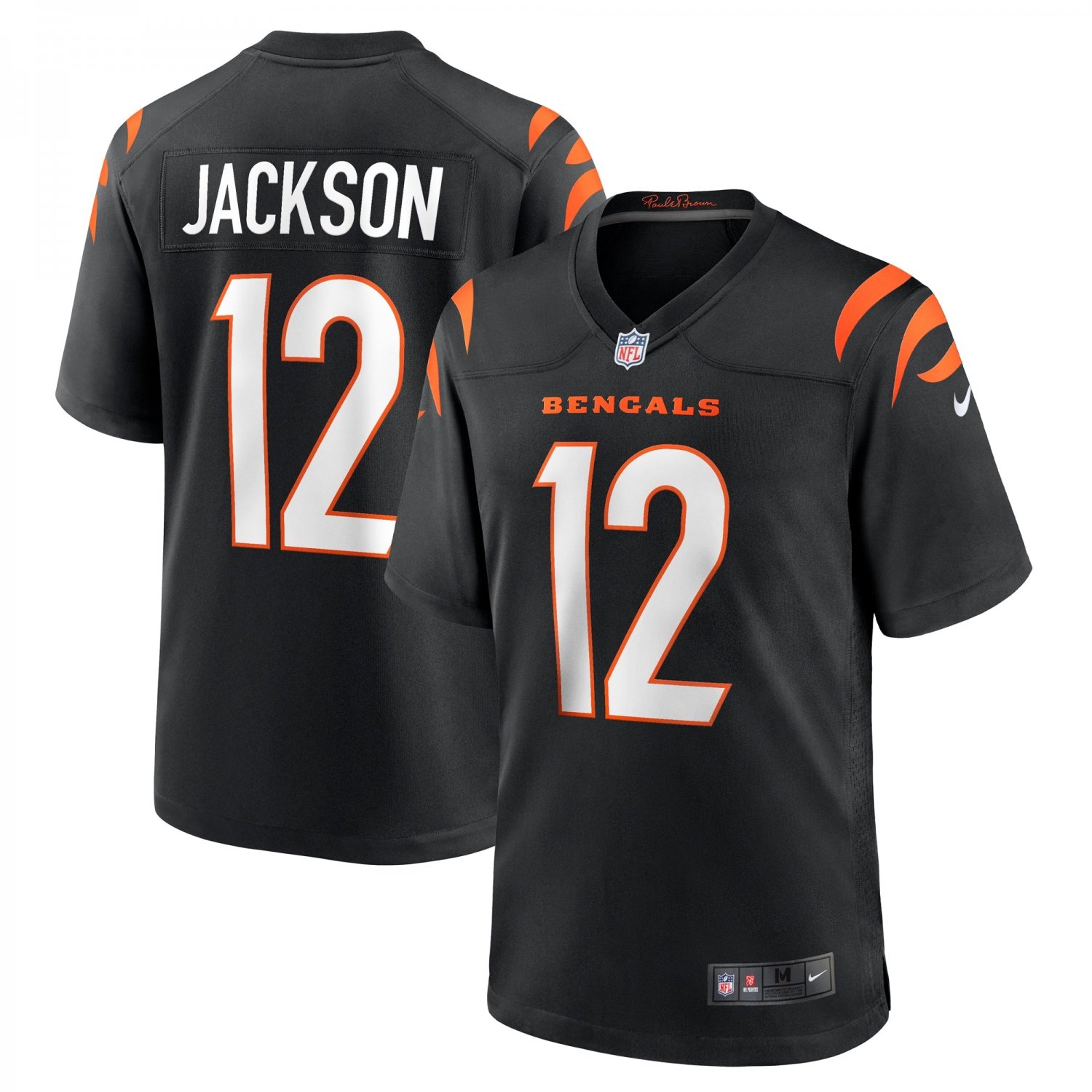 Shedrick Jackson Cincinnati Bengals Team Game Jersey - Black