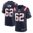 Sidy Sow New England Patriots Team Game Jersey - Navy