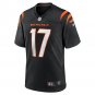 Stanley Morgan Cincinnati Bengals Player Game Jersey - Black