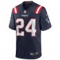 Stephon Gilmore New England Patriots Game Player Jersey - Navy
