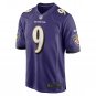 Steve McNair Baltimore Ravens Game Retired Player Jersey - Purple