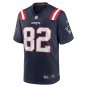 T.J. Luther New England Patriots Team Game Jersey - Navy