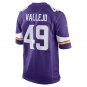 Tanner Vallejo Minnesota Vikings Team Game Jersey - Purple