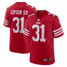 Tashaun Gipson Sr. San Francisco 49ers Home Game Player Jersey - Scarlet
