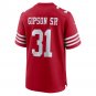Tashaun Gipson Sr. San Francisco 49ers Home Game Player Jersey - Scarlet