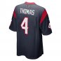 Tavierre Thomas Houston Texans Team Game Jersey - Navy