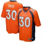 Terrell Davis Denver Broncos Game Retired Player Jersey - Orange