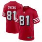 Terrell Owens San Francisco 49ers Retired Alternate Game Jersey - Scarlet