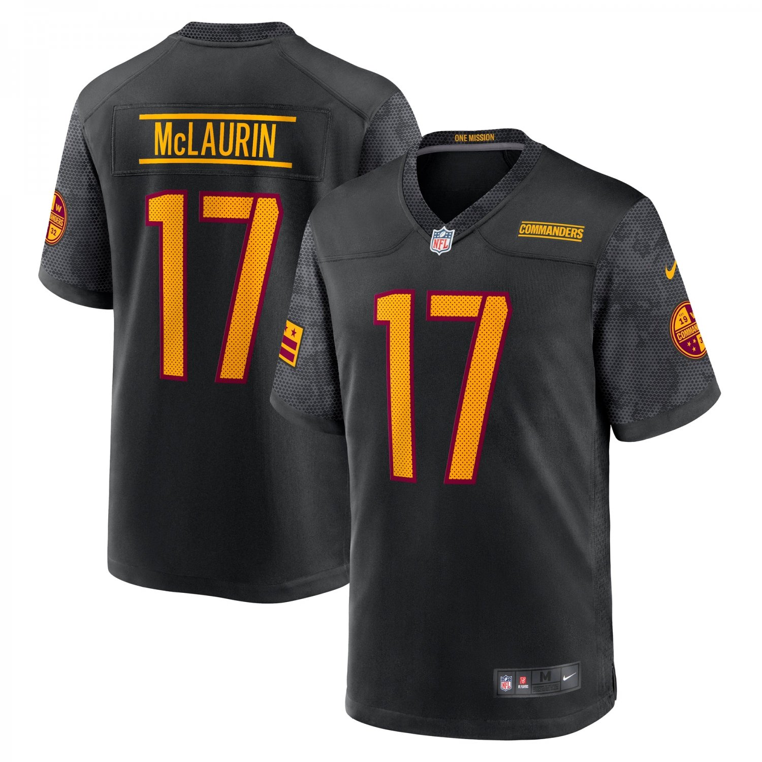 Terry McLaurin Washington Commanders Alternate Game Jersey - Black