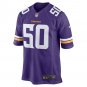 TJ Smith Minnesota Vikings Home Game Player Jersey - Purple