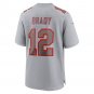 Tom Brady Tampa Bay Buccaneers Atmosphere Fashion Game Jersey - Gray