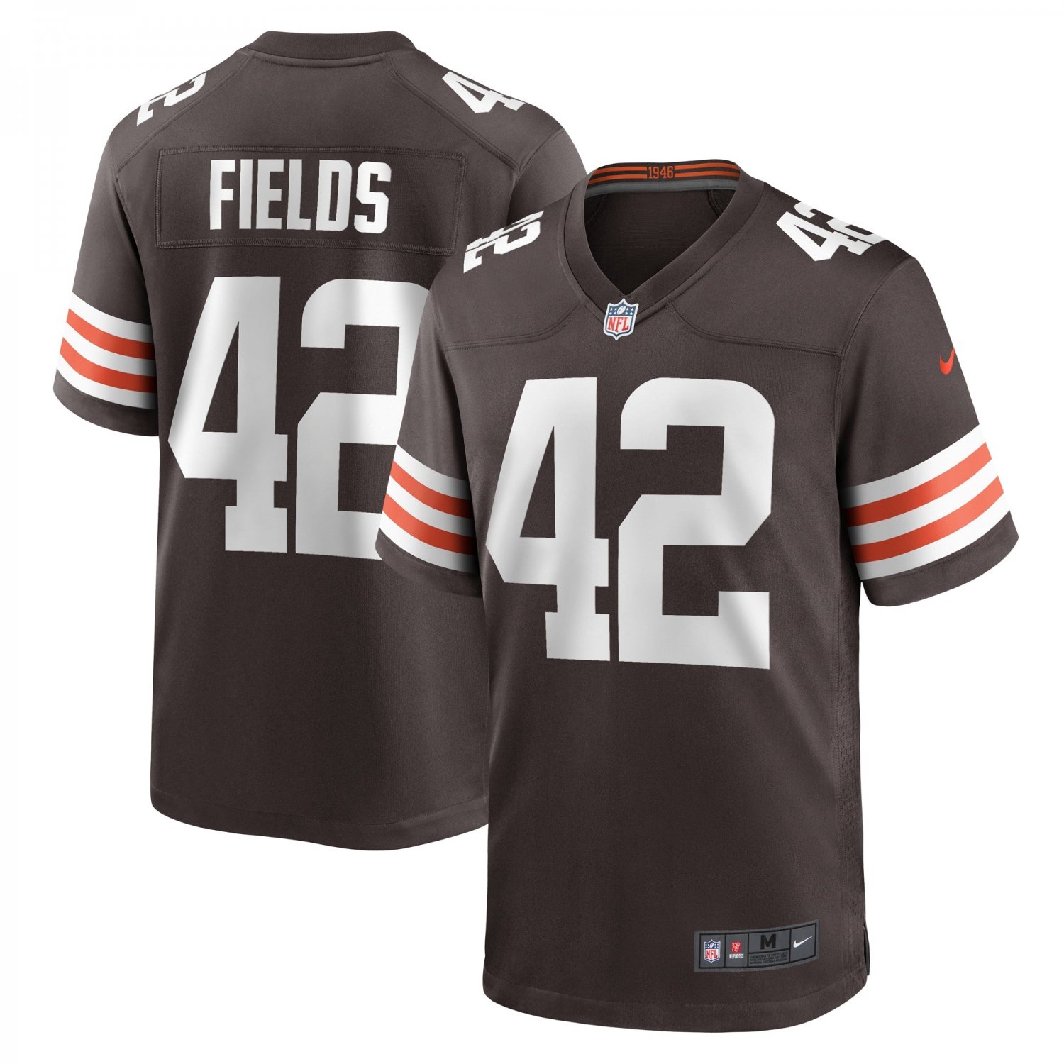 Tony Fields II Cleveland Browns Team Game Jersey - Brown