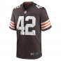 Tony Fields II Cleveland Browns Team Game Jersey - Brown