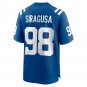 Tony Siragusa Indianapolis Colts Game Retired Player Jersey - Royal