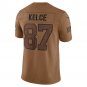 Travis Kelce Kansas City Chiefs 2023 Salute To Service Limited Jersey - Brown