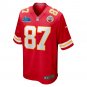 Travis Kelce Kansas City Chiefs Super Bowl LVII Patch Game Jersey - Red