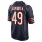 Tremaine Edmunds Chicago Bears Game Player Jersey - Navy